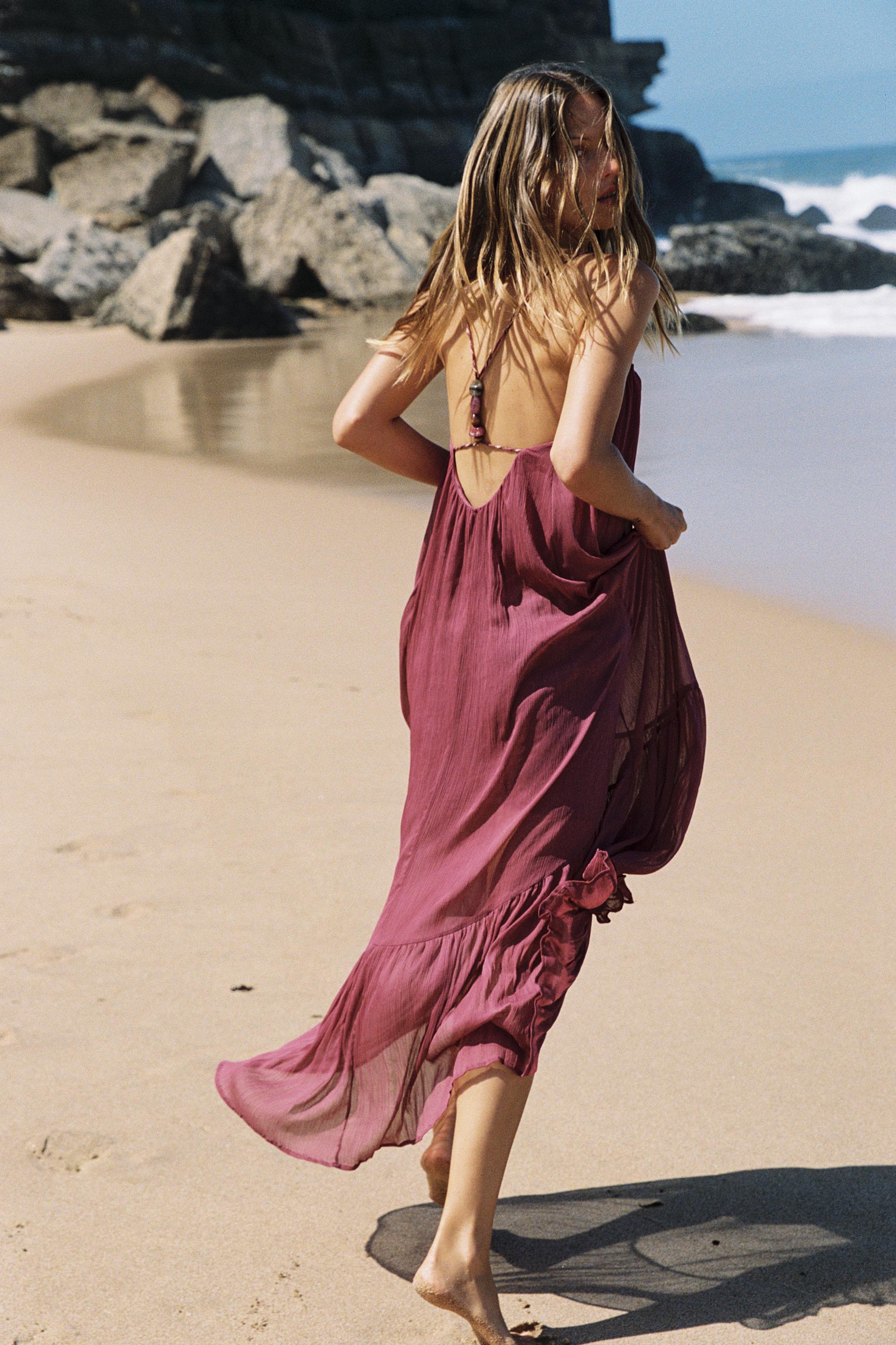 FLOWY BEADED DRESS